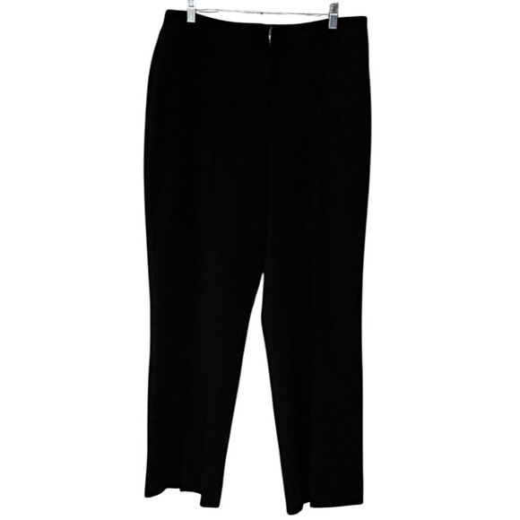 Rafaella Black High-Rise Dress Pants Polyester Rayon Blend Women's Size 14-READ - Picture 2 of 14